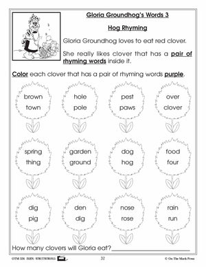 A Groundhog Celebration Grade 2