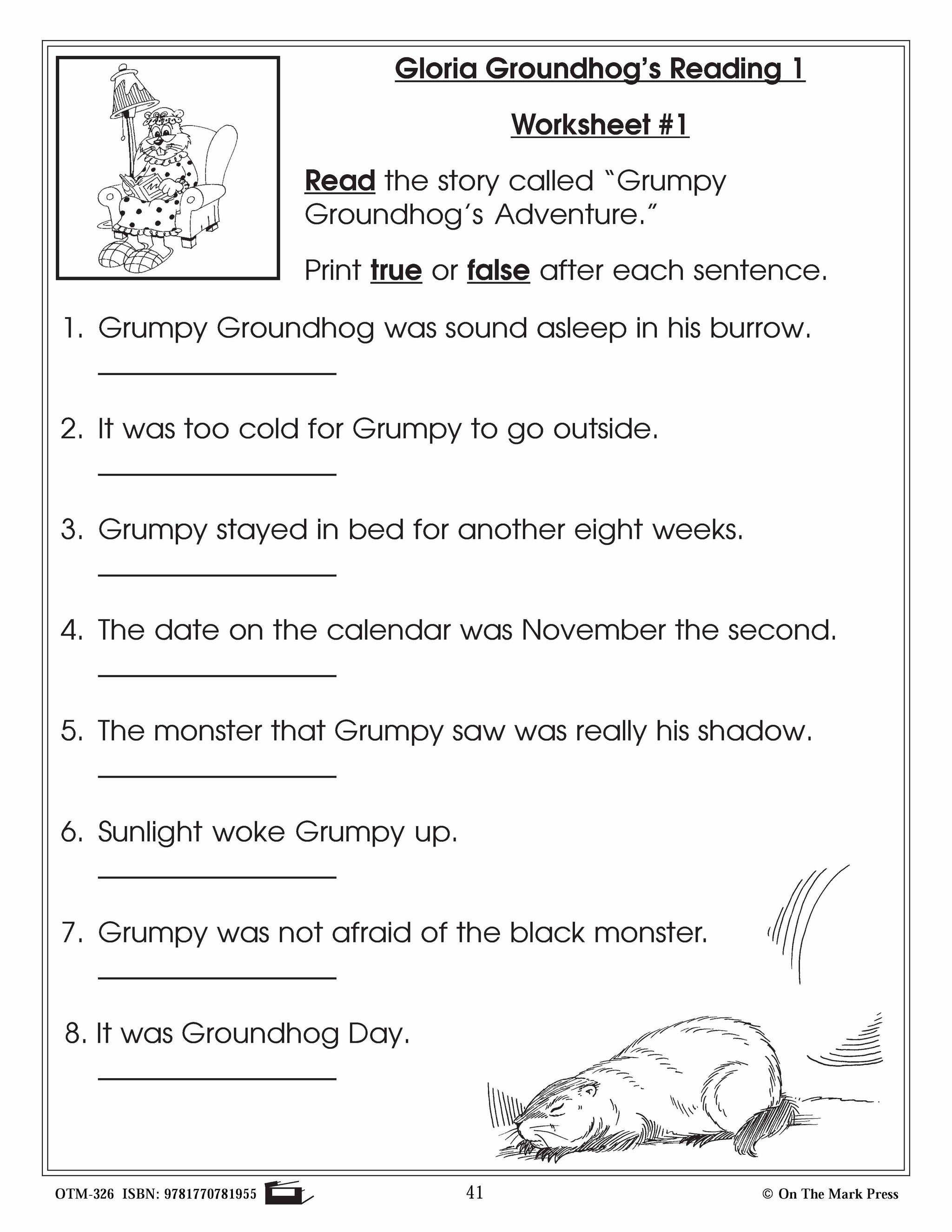 A Groundhog Celebration Grade 2