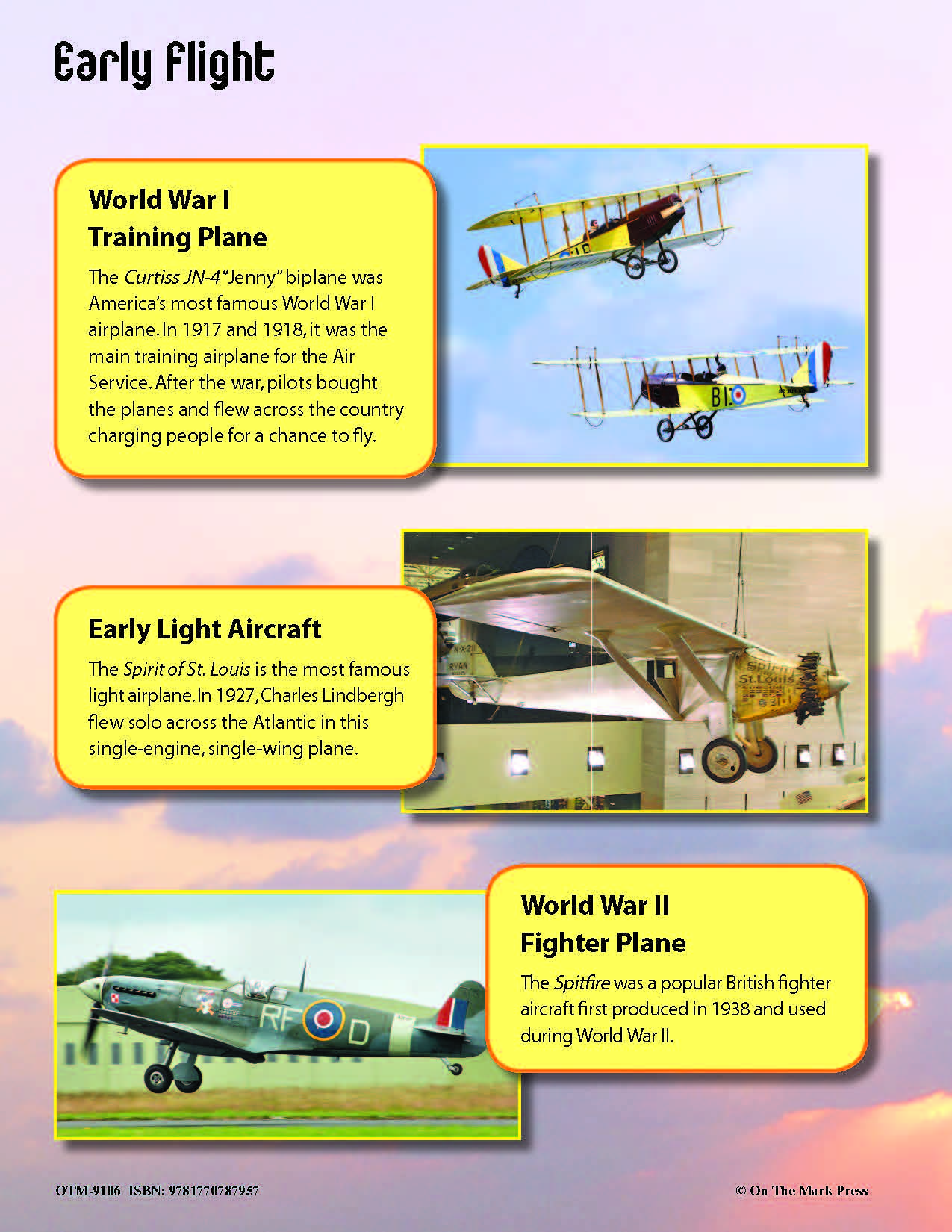 Early Flight Reading Folder Grades 4+