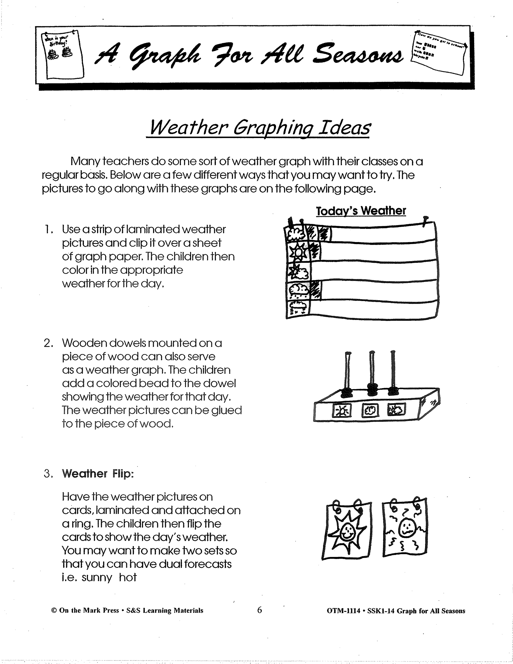 A Graph for all Seasons - Monthly Graphing Lessons Grades 1-3