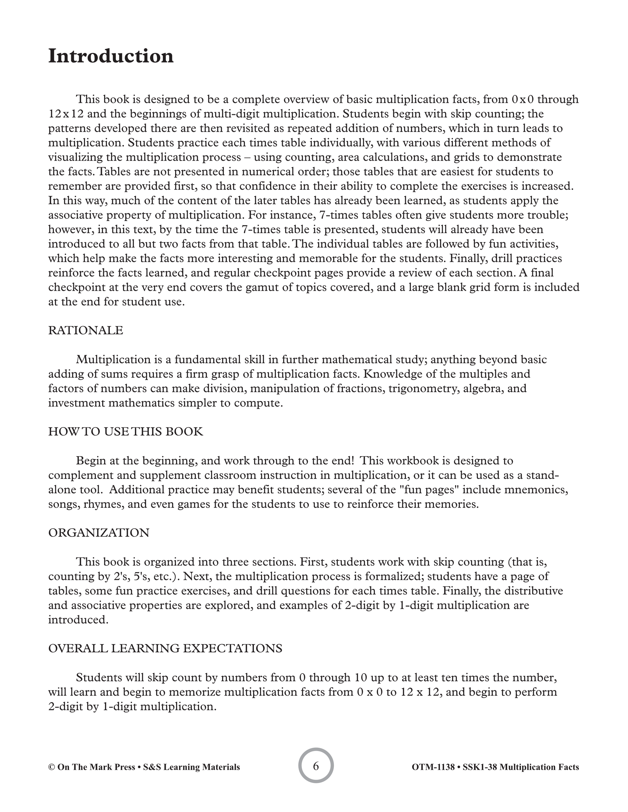 Multiplication Drill Facts: Tips, Tricks & Strategies Grades 2-5