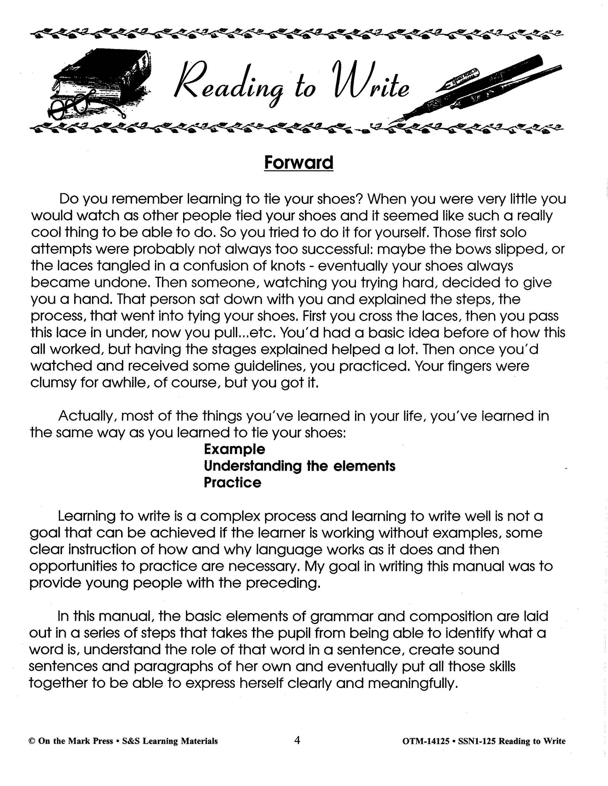 How to Teach Writing Through Reading the Classics Grades 7-8