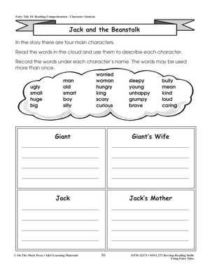 Jack & the Beanstalk Lesson Plan and Color Sequencing Activity