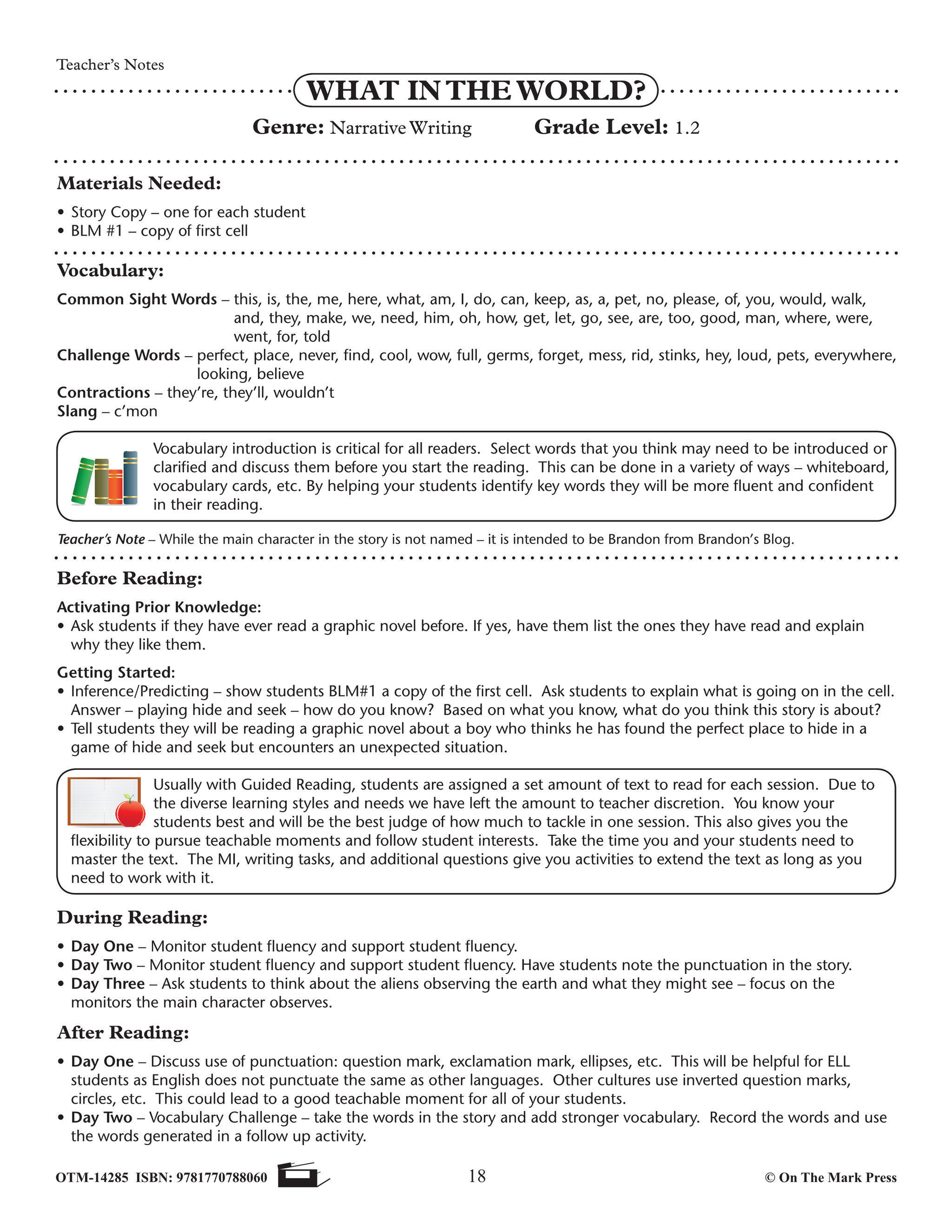 Just for Boys High Interest/Low Vocabulary Reading Grades 4+ R.L. 1.2 - 2.9 - Common Core