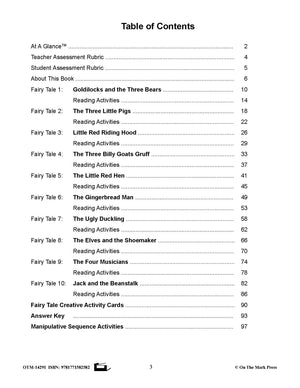 10 Literacy Building Fairytales Gr. 1-3 Aligned to Common Core