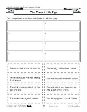 10 Literacy Building Fairytales Gr. 1-3 Aligned to Common Core