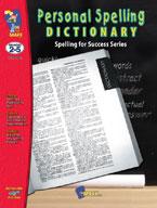Personal Spelling Dictionary Grades 2-5