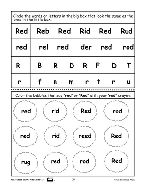 All About Color Grades Kindergarten to 1