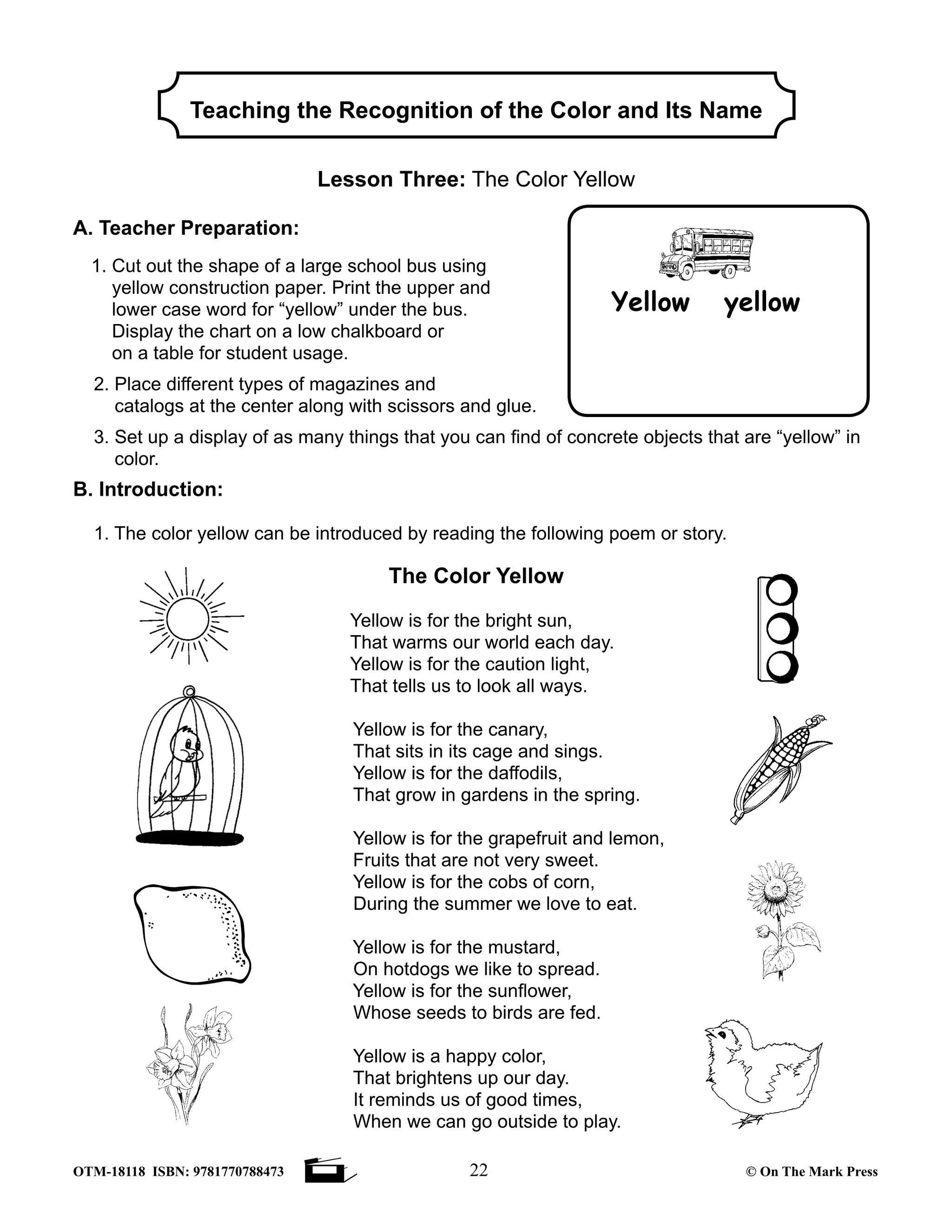 All About Color Grades Kindergarten to 1