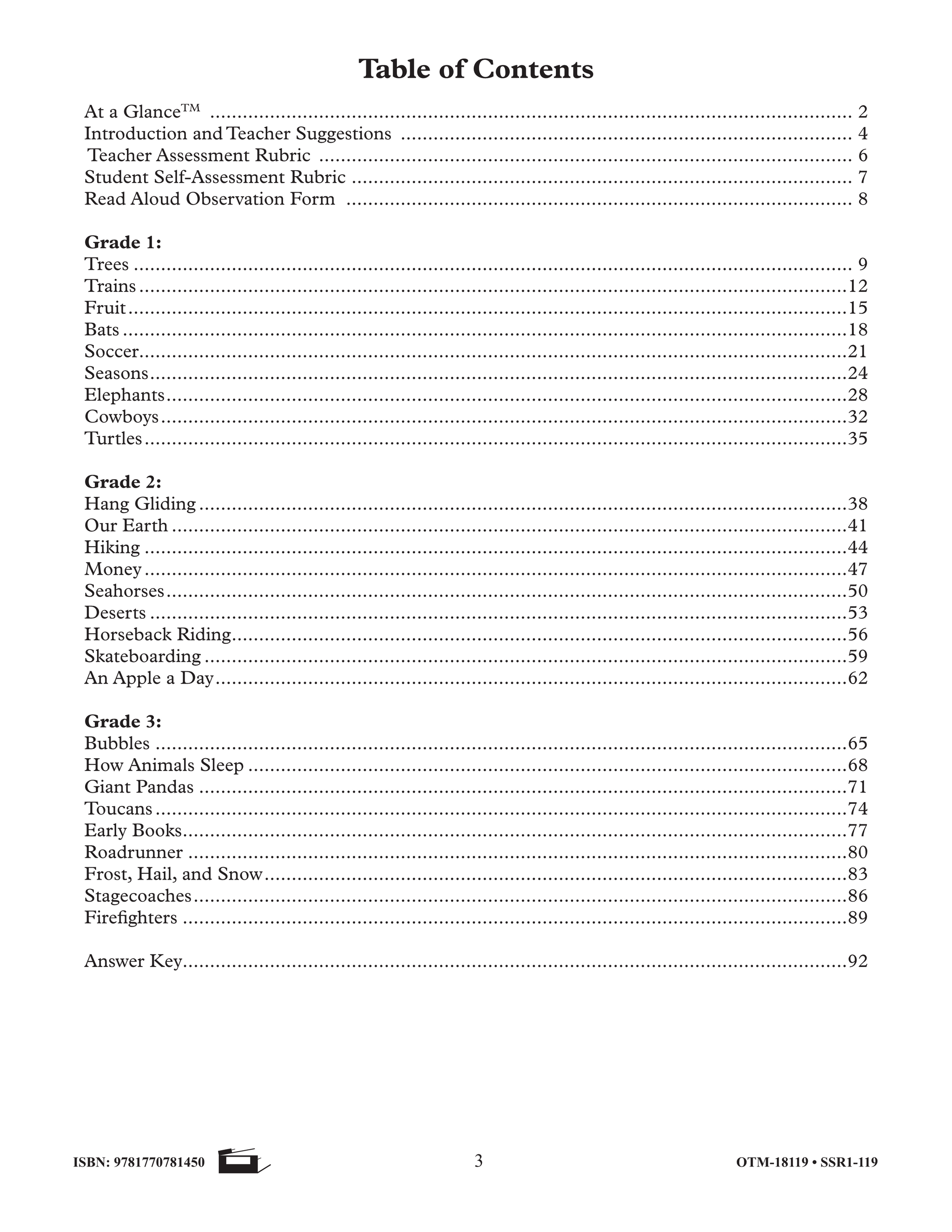 It's a Fact! Developing Non-Fiction Reading Skills Grades 1-3