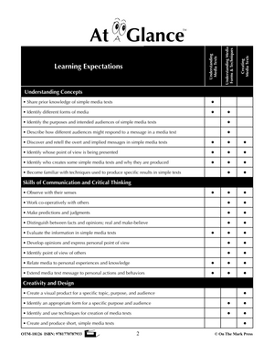 Media Literacy Grades 2-3 Aligned to Common Core - Understanding Text and Media Forms