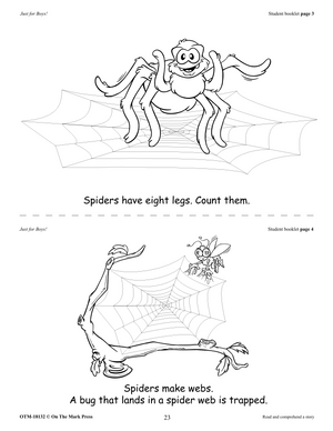 Just for Boys Fiction & Nonfiction Grades 1-3 Reading Comprehension Aligned to Common Core