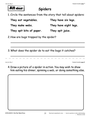 Just for Boys Fiction & Nonfiction Grades 1-3 Reading Comprehension Aligned to Common Core