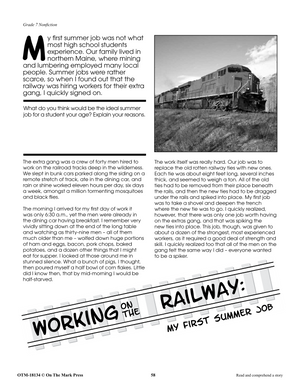 Just for Boys Fiction & Nonfiction Grades 6-8 Reading Comprehension: Aligned to Common Core