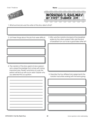 Just for Boys Fiction & Nonfiction Grades 6-8 Reading Comprehension: Aligned to Common Core