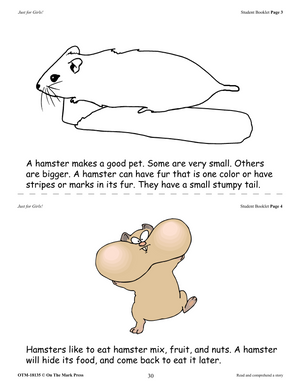 Just for Girls Grades 1-3 Reading Comprehension: Aligned to Common Core