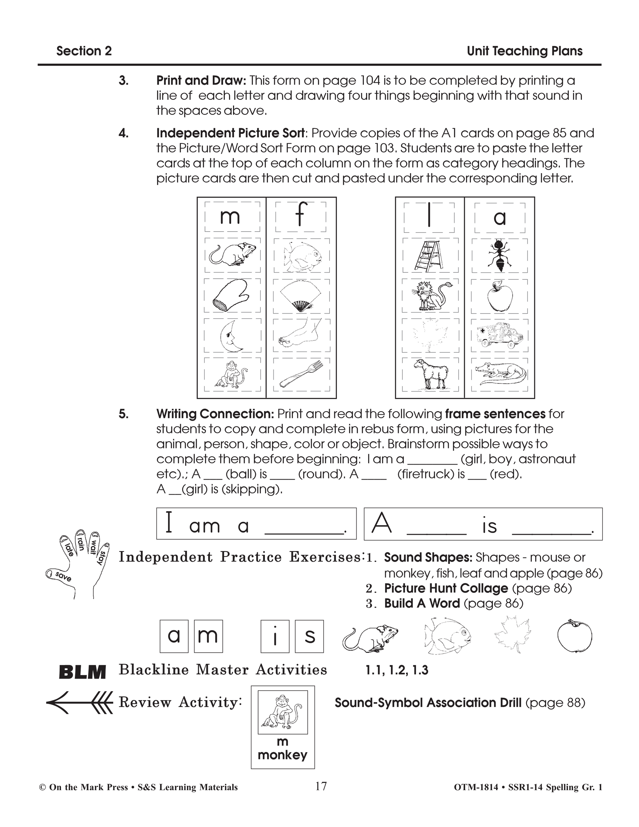 Spelling Grade 1 - A Full Year Program