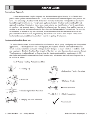 Spelling Grade 2 - A Full Year Program