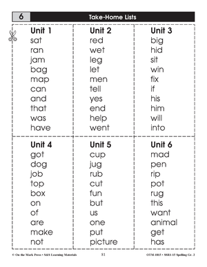 Spelling Grade 2 - A Full Year Program