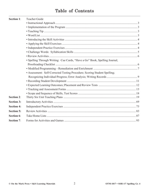 Spelling Grade 4 - A Full Year Program