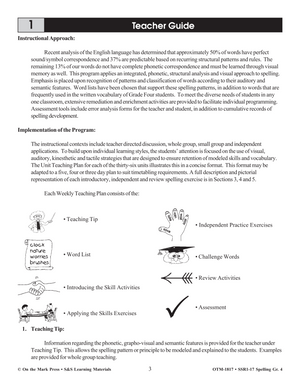 Spelling Grade 4 - A Full Year Program