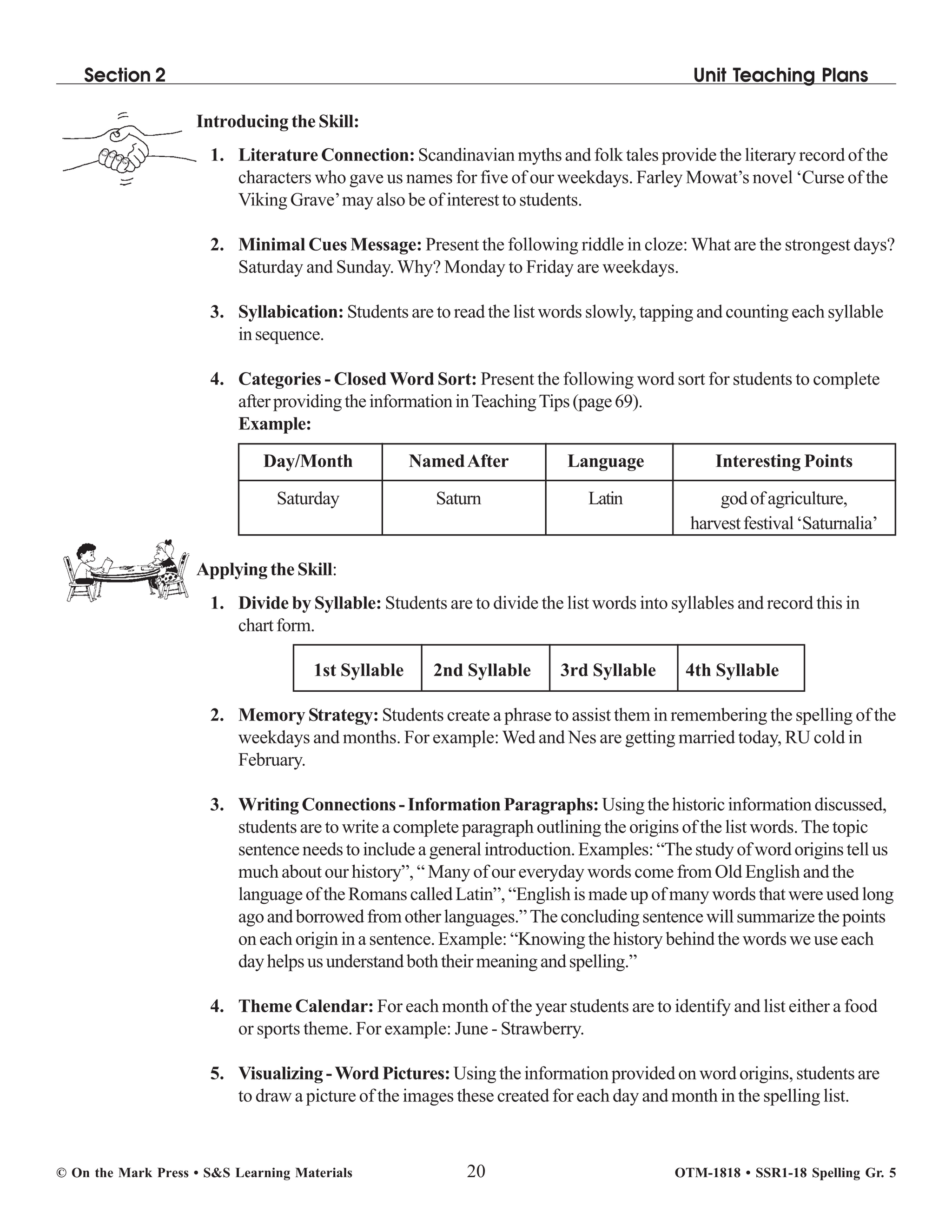 Spelling Grade 5 - A Full Year Program