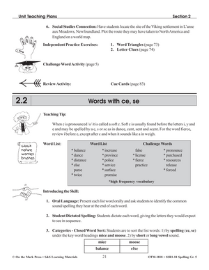 Spelling Grade 5 - A Full Year Program