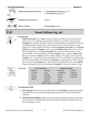Spelling Grade 6 - A Full Year Program