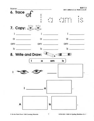 Spelling Grade 1 - Worksheets for a full year!