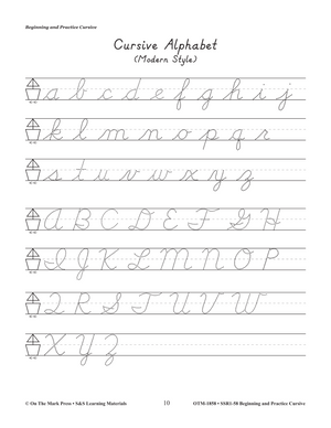 Modern Cursive Style Grades 2-4 Beginning & Practice Big Book Bundle