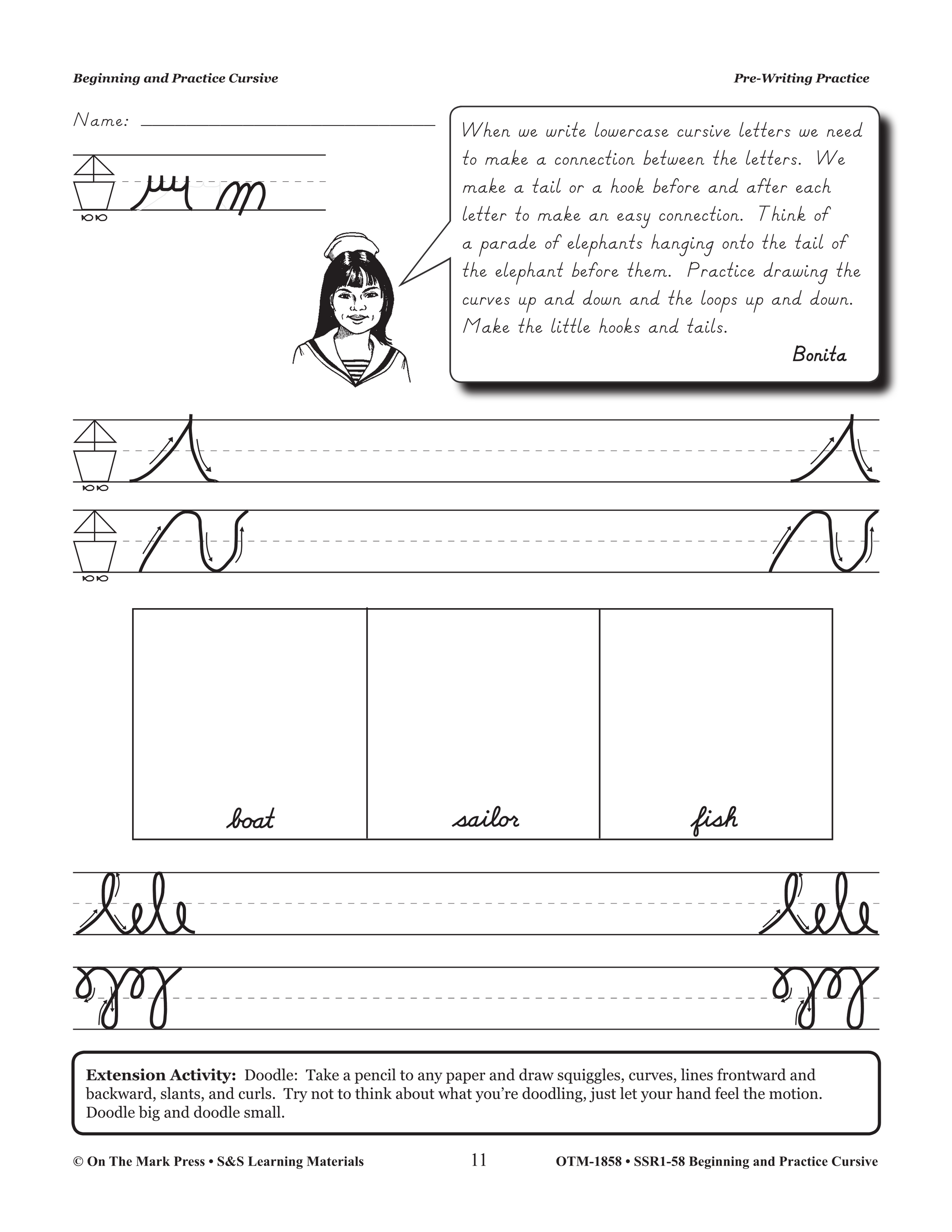 Modern Cursive Style Grades 2-4 Beginning & Practice Big Book Bundle