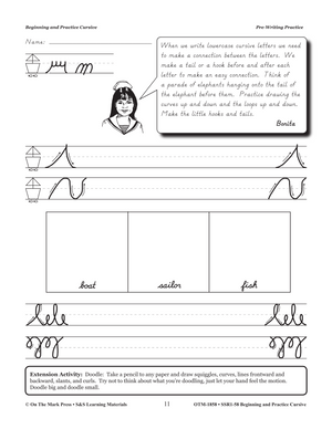 Modern Cursive Style Grades 2-4 Beginning & Practice Big Book Bundle