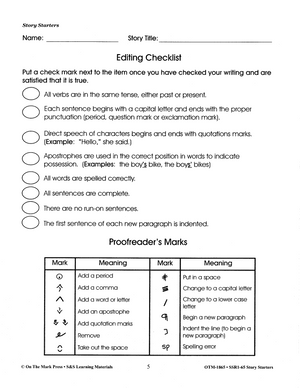 Story Starters Grades 4-6 - All Genres