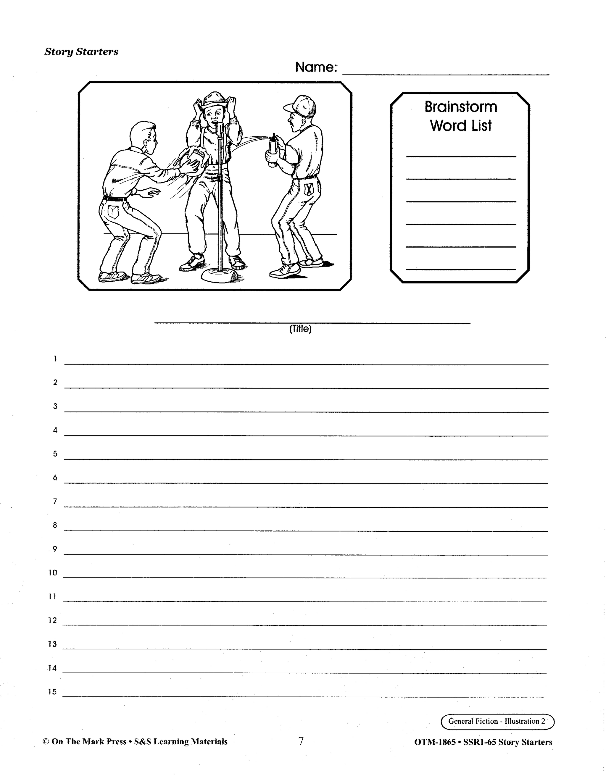 Story Starters Grades 4-6 - All Genres