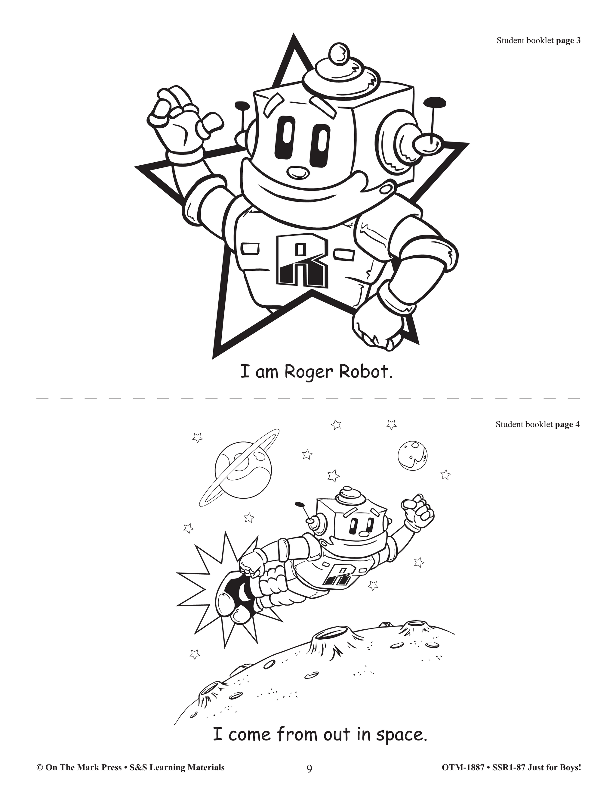 Just for Boys Grades 1-3 Fiction & Nonfiction Reading Comprehension