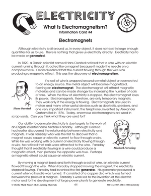 Electromagnetism Lesson & Experiment Grades 4-6