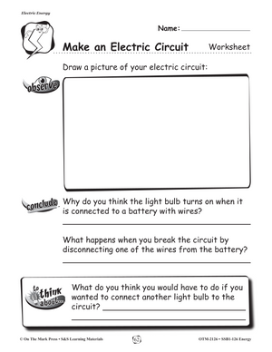 Electric Energy Gr. 1-3 (eLesson Plan)