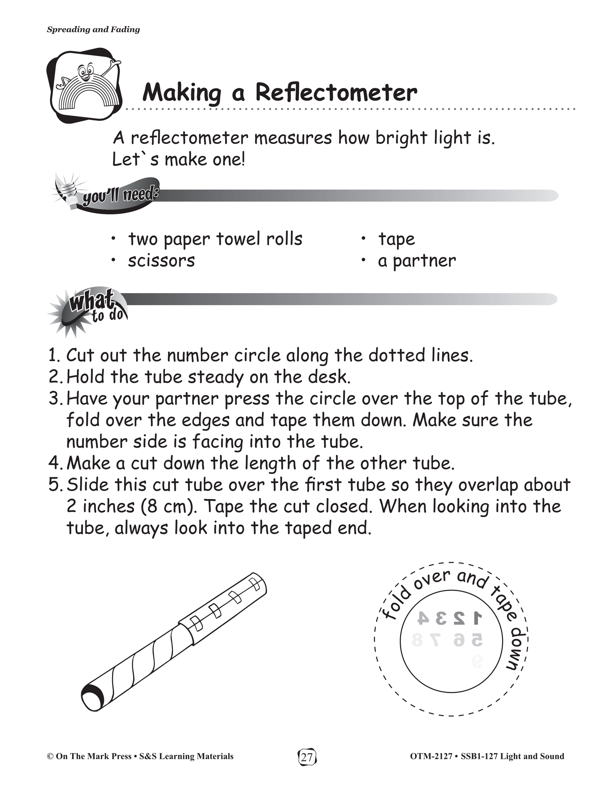 Spreading and Fading Light Gr. 1-3 (eLesson Plan)