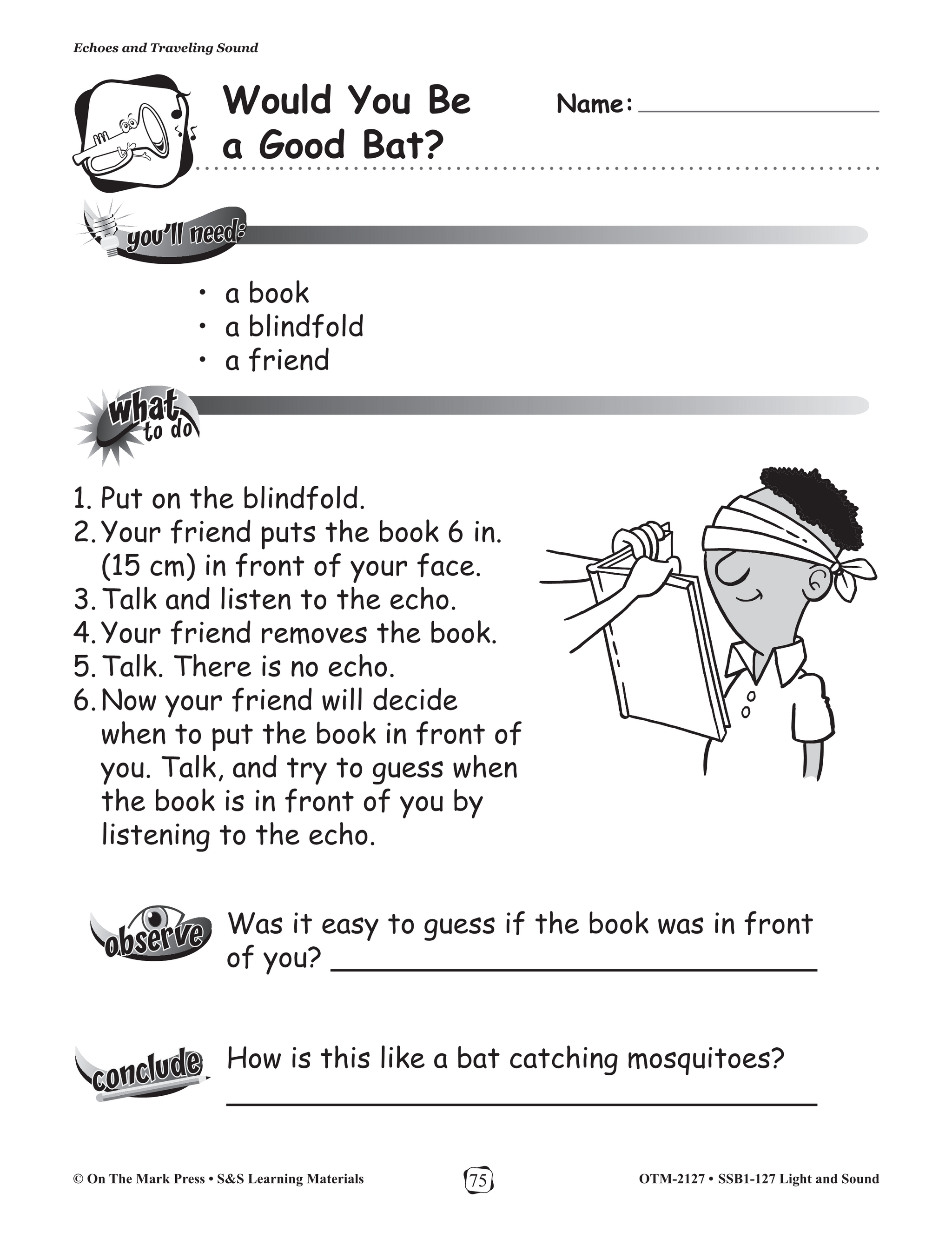 Echoes and Traveling Sound Gr. 1-3 (eLesson Plan)