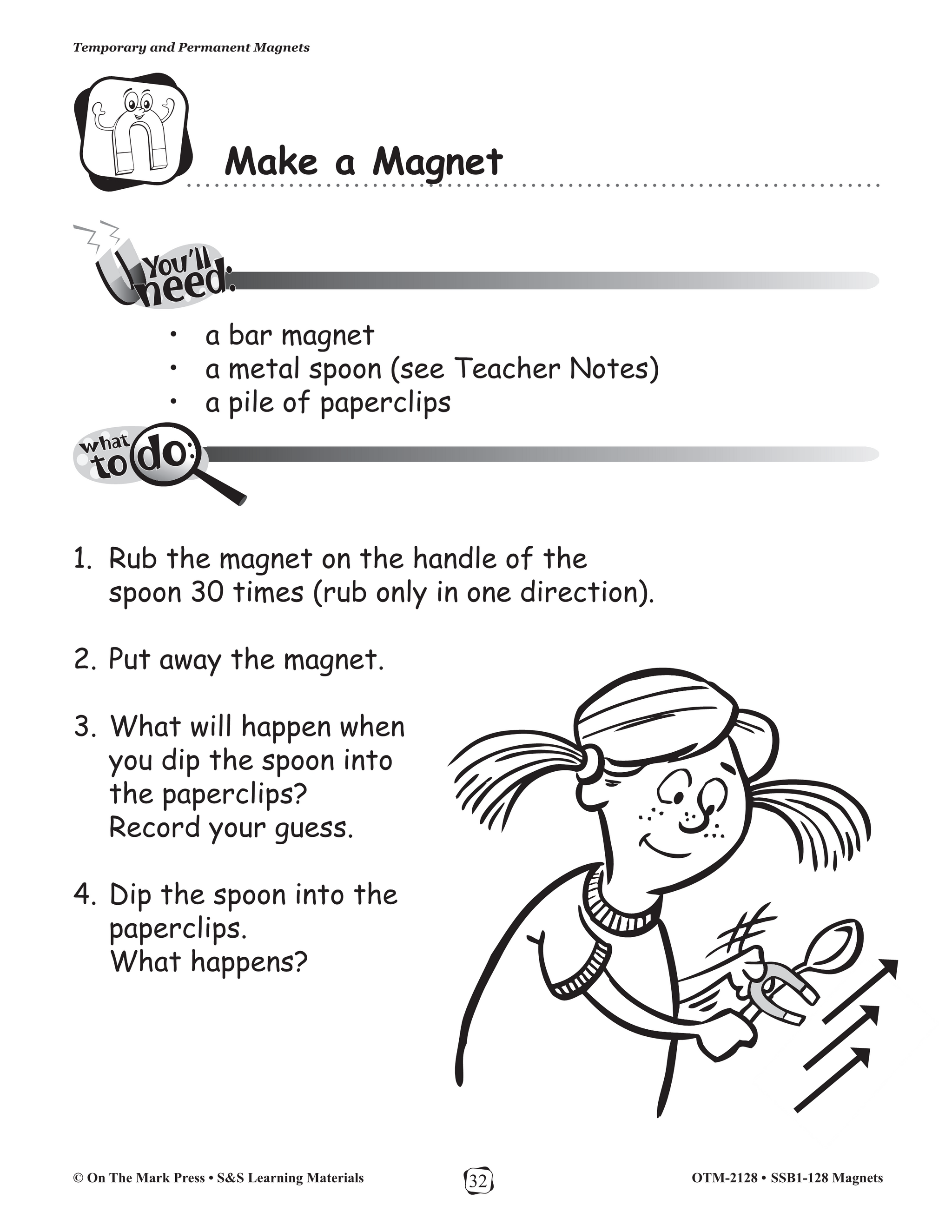 Temporary and Permanent Magnets Lesson Gr. 1-3