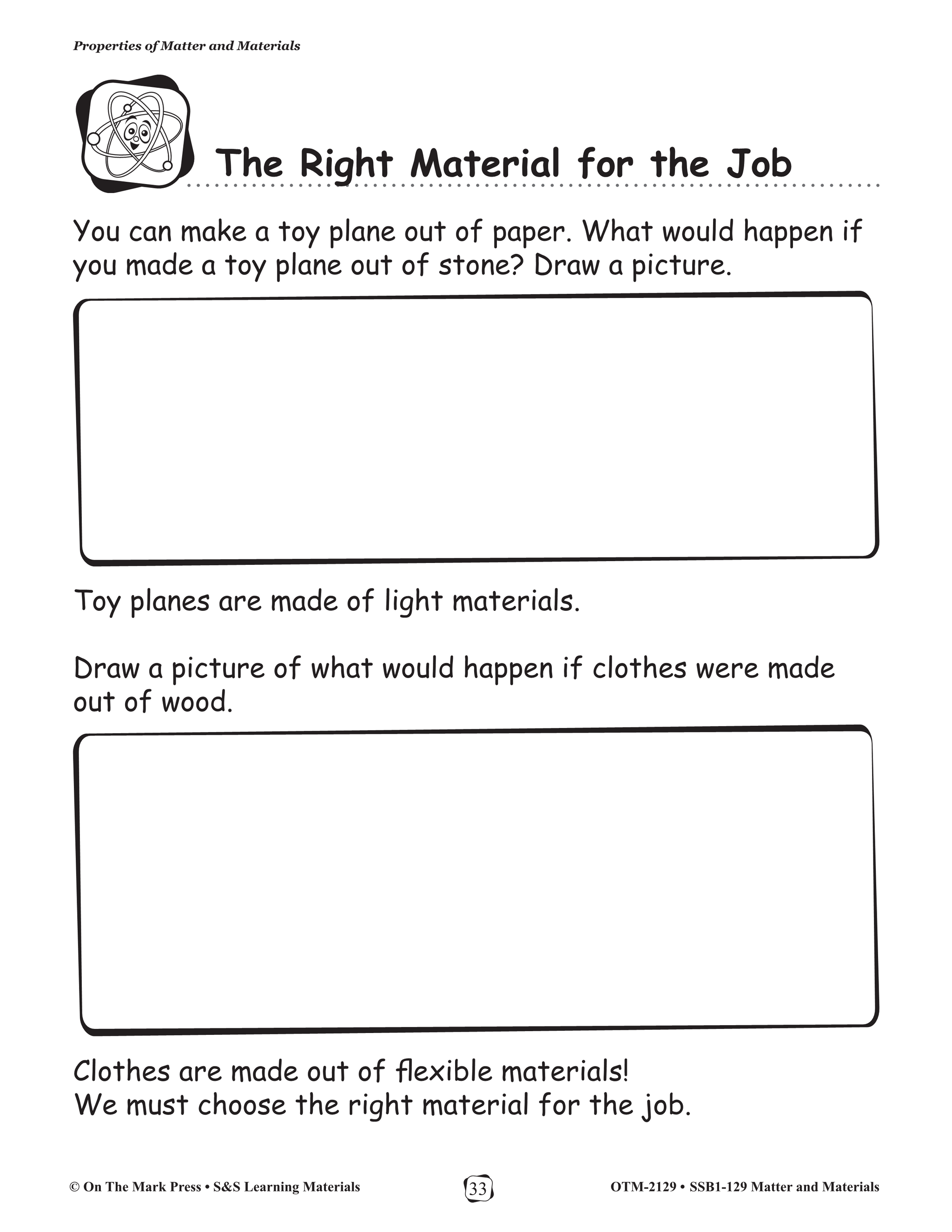 Properties of Matter and Materials Gr. 1-3 - Experiments and Worksheets