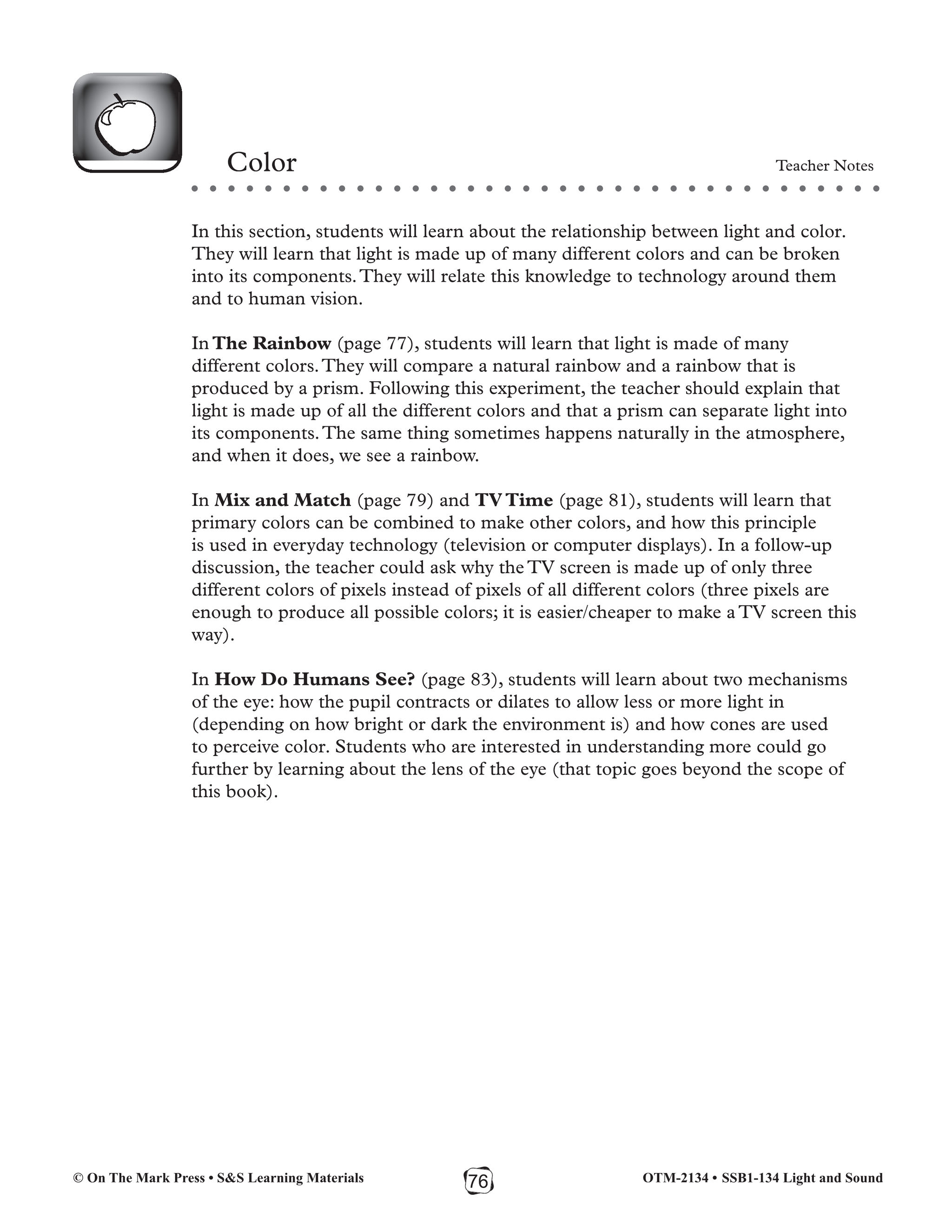 Color Lesson Gr. 4-6