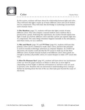 Color Lesson Gr. 4-6