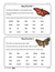 Insects Phonics Worksheets Grades 2-3
