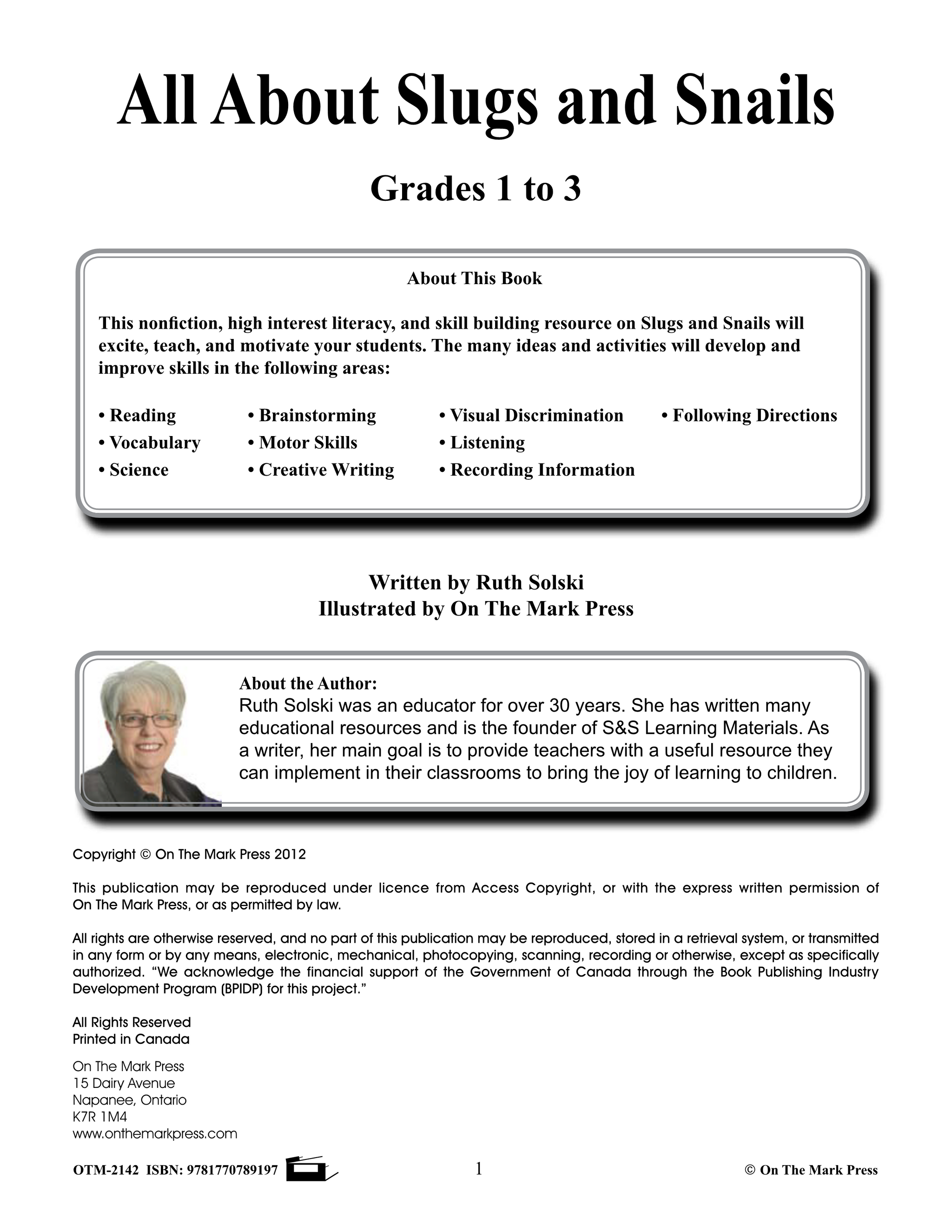 Slugs & Snails Grades 1-3