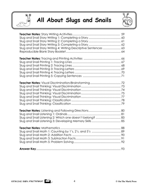 Slugs & Snails Grades 1-3