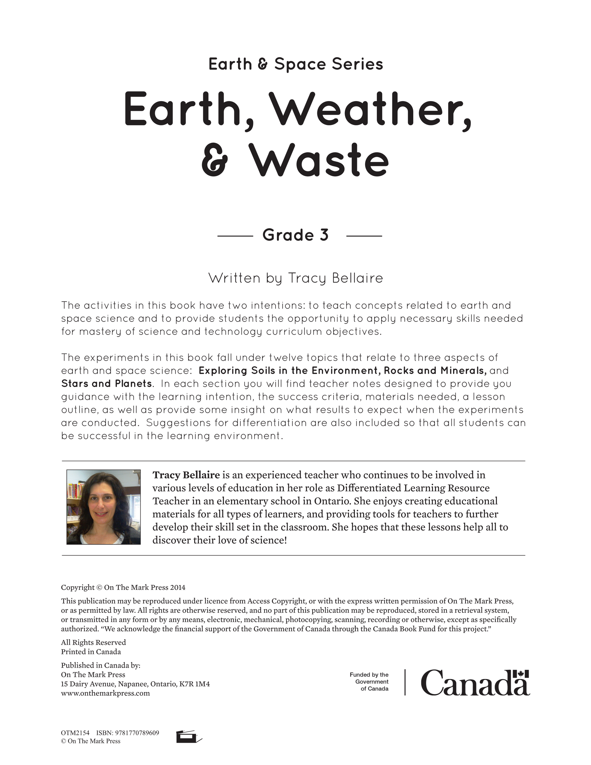 Earth, Weather & Waste - Earth Science Grade 3