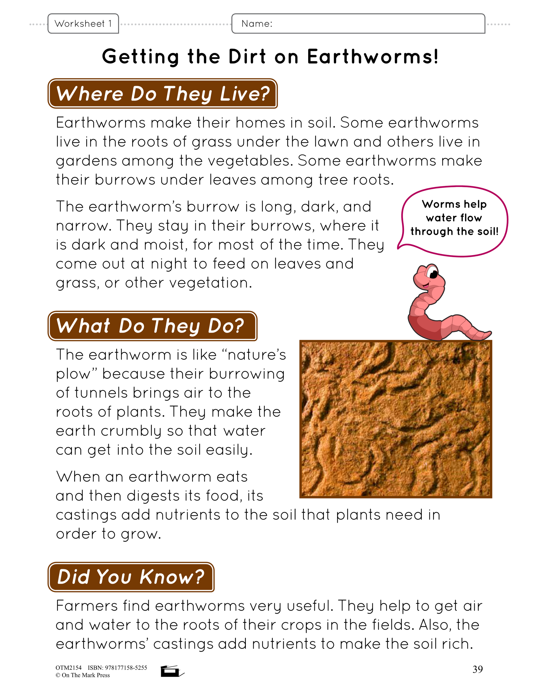 Earth, Weather & Waste - Earth Science Grade 3