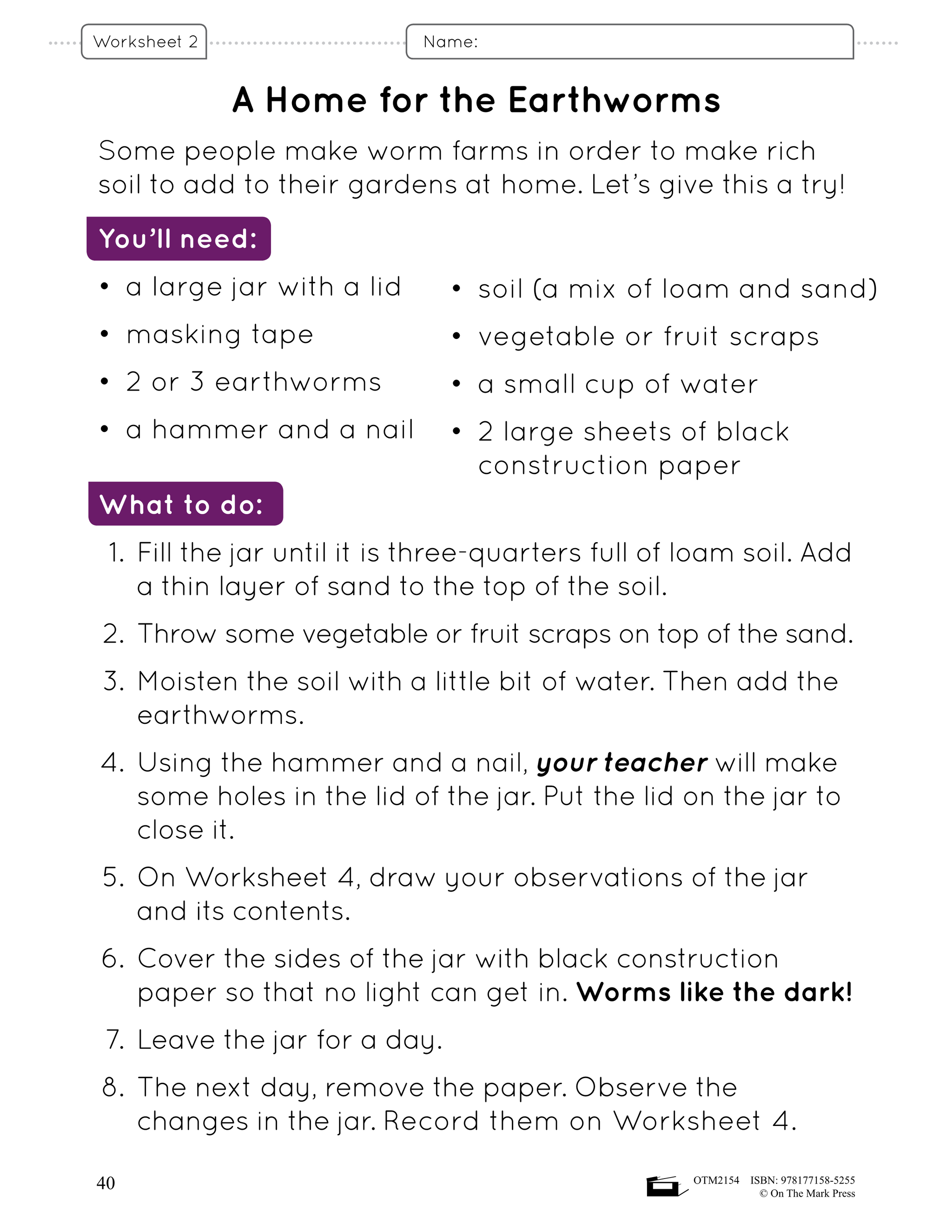 Earth, Weather & Waste - Earth Science Grade 3