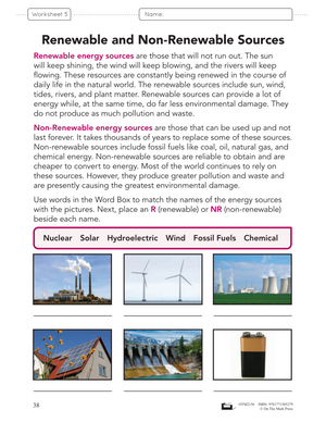 Energy Conservation, Weather & Resources - Earth Science Grade 5